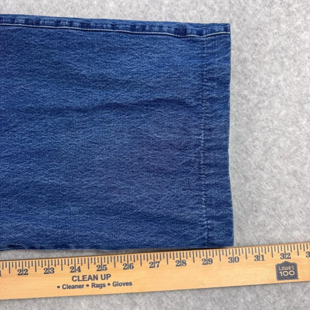 Orvis Jeans Mens 42x30 Blue Medium Wash Relaxed Straight Denim Made Portugal